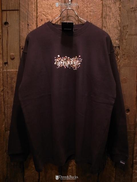 APPLEBUM / VINYL LOGO *L/S T-SHIRT [BLACK] - THINKTANK ltd.[Dove&Bucks.]  WEB SHOP