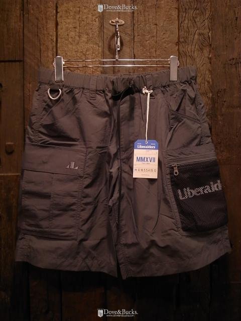 Liberaiders / LR NYLON SHORTS [CHARCOAL] - THINKTANK ltd.[Dove&Bucks.] WEB  SHOP