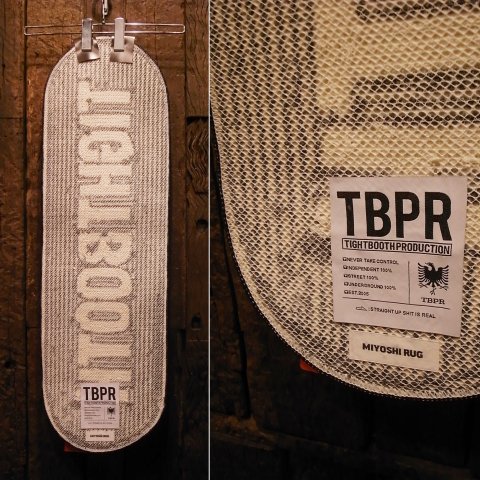 TIGHTBOOTH / BOARD RUG MAT [BLACK] - THINKTANK ltd.[Dove&Bucks