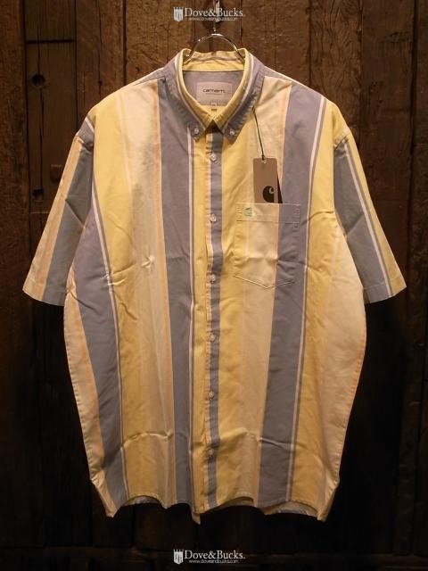 Carhartt WIP / S/S GILMAN SHIRT [GILMAN STRIPE, PALE SPEARMINT