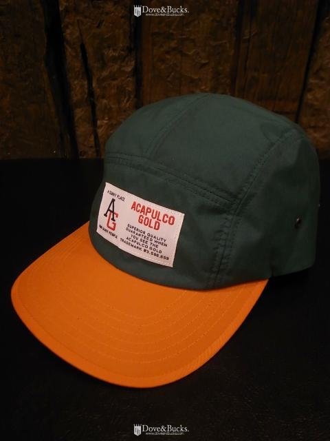 ACAPULCO GOLD / NYLON CAMP CAP [FOREST × ORANGE] - THINKTANK  ltd.[Dove&Bucks.] WEB SHOP