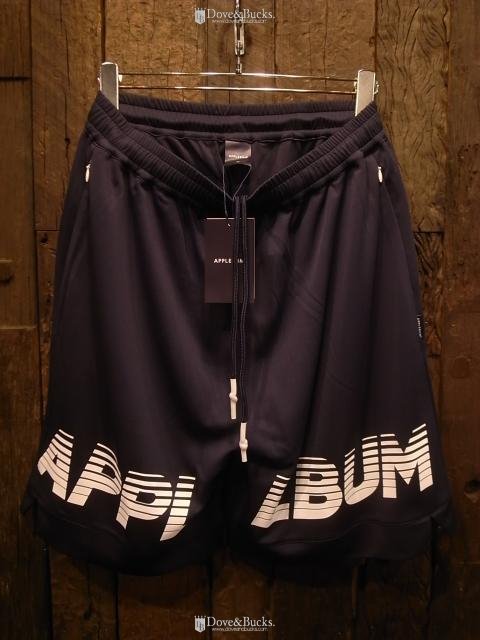 APPLEBUM / LOGO *BASKETBALL MESH SHORTS [NAVY] - THINKTANK  ltd.[Dove&Bucks.] WEB SHOP