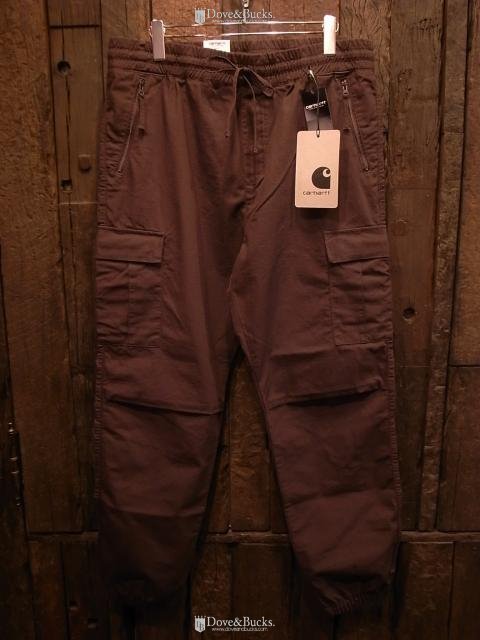 Carhartt WIP / CARGO JOGGER [DARK UMBER RINSED] - THINKTANK ltd