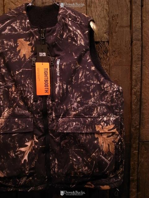 TIGHTBOOTH / BULLET CAMO REVERSIBLE VEST [MULTI] - THINKTANK  ltd.[Dove&Bucks.] WEB SHOP