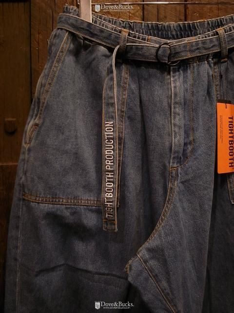 TIGHTBOOTH / DENIM BAKER BALLOON PANTS [BLUE] - THINKTANK