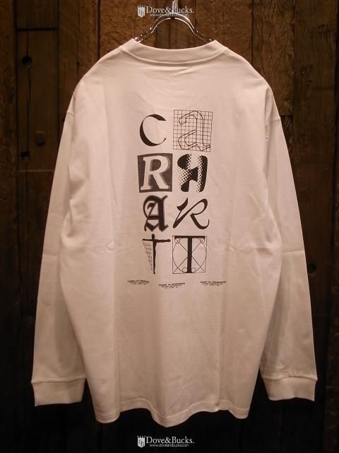 Carhartt WIP / L/S RATIOS T-SHIRT [WHITE] - THINKTANK ltd