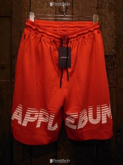 APPLEBUM / LOGO *BASKETBALL MESH SHORTS [RED] - THINKTANK ltd.[Dove&Bucks.]  WEB SHOP