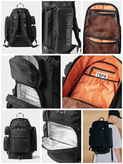 TIGHTBOOTH / COOLER POCKET BACKPACK [BLACK] - THINKTANK ltd.[Dove&Bucks.]  WEB SHOP