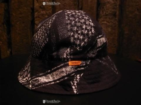 TIGHTBOOTH / SHEMAGH HAT [BLACK] - THINKTANK ltd.[Dove&Bucks.] WEB