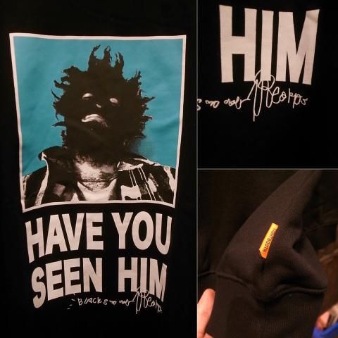 TIGHTBOOTH】HAVE YOU SEEN HIM CREW SWEAT black タイトブース