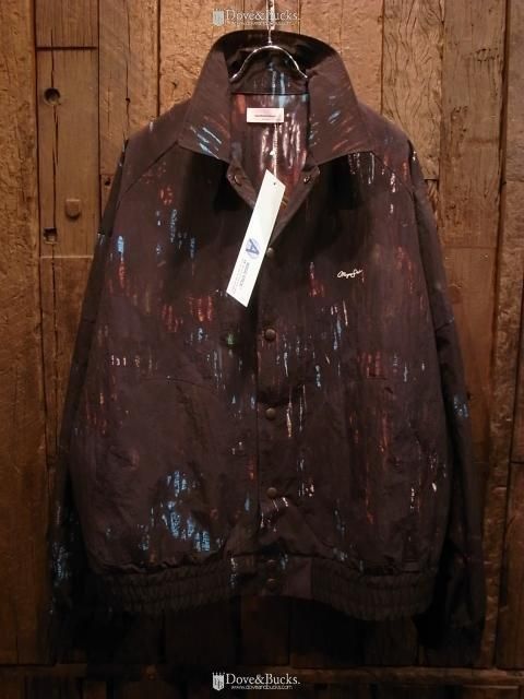 MAGIC STICK / Hand painted Reversible Team jacket [BLACK BASE