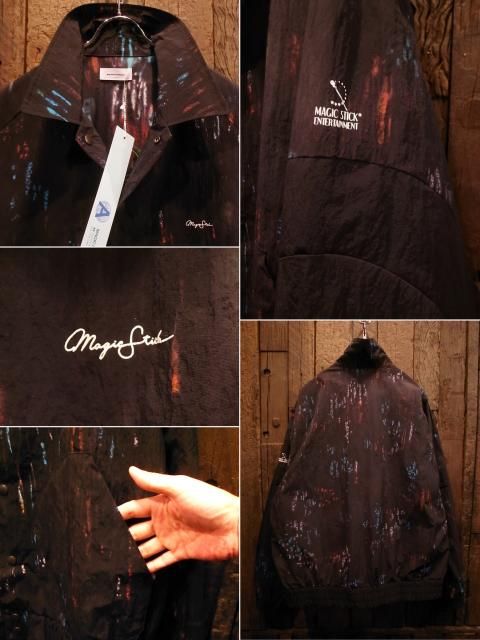 MAGIC STICK / Hand painted Reversible Team jacket [BLACK BASE
