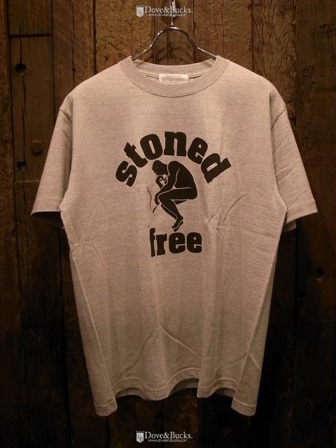 LIBE BRAND UNIV. / STONED FREE *S/S TEE [GREY] - THINKTANK  ltd.[Dove&Bucks.] WEB SHOP