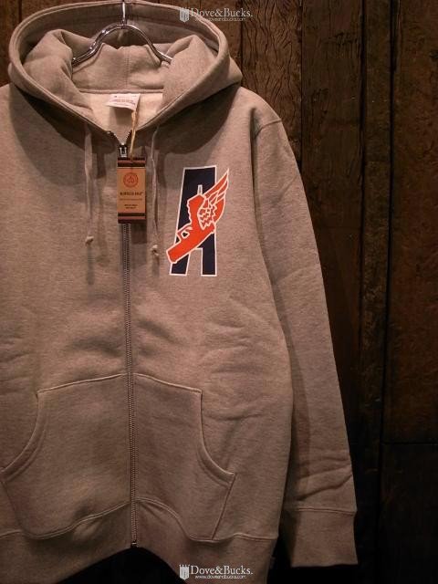 ACAPULCO GOLD / Gun Wing Full-Zip Hoodie [HEATHER GRAY] - THINKTANK  ltd.[Dove&Bucks.] WEB SHOP