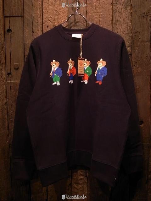 ACAPULCO GOLD / Dapper Lo Bear *CREW NECK SWEAT [BLACK] - THINKTANK  ltd.[Dove&Bucks.] WEB SHOP