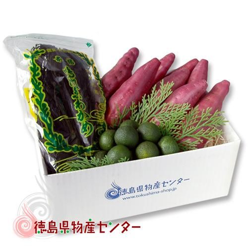 送料無料 徳島特産直送便(すだち&鳴門わかめ&なると金時 送料無料 徳島特産直送便(すだち&鳴門わかめ&なると金時