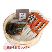 たらいうどん5食つゆ付桶付セット化粧箱入  徳島県 阿波名物 たらいうどん 山のせ 