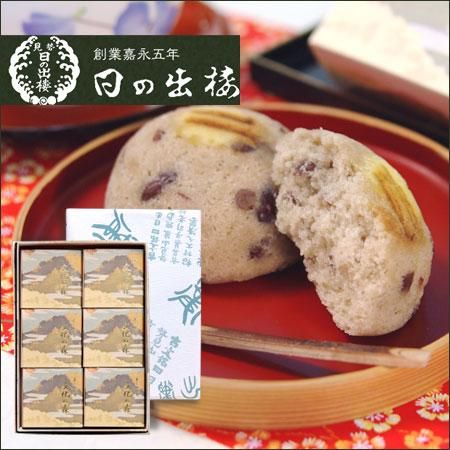 和風蒸し菓子 文化の森 6個入 日の出楼 徳島の銘菓 - 徳島県物産