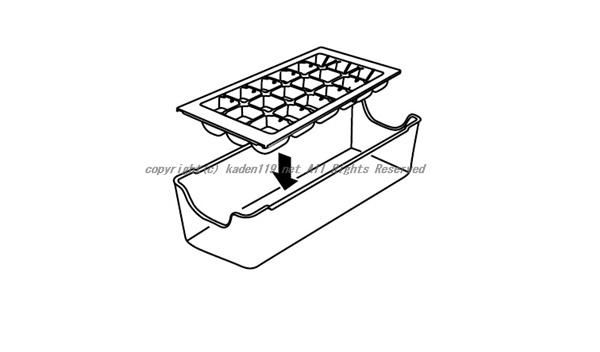 日立冷蔵庫 冷凍室セイヒョウサラクミ【製氷皿/貯氷ケースのセット