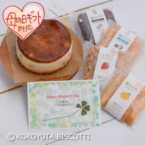 チーズケーキ＆ビスコッティ母の日ギフトBOXの商品画像