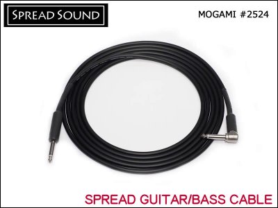 MOGAMI ⥬ #2524 SPREAD GUITAR/BASS CABLE