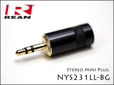 Neutrik REAN NYS231BGLL ノイトリック 3.5mm ミニステレオ プラグ