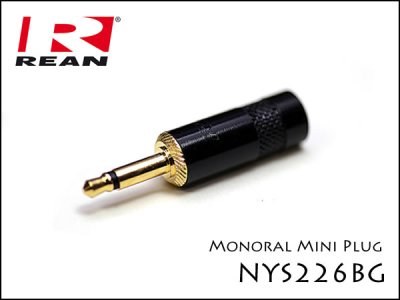 Neutrik REAN NYS226BG ノイトリック 3.5mm モノラルミニ プラグ