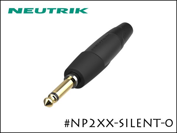 Neutrik NP2XX-SILENT-0 ノイトリック モノラル・フォンプラグ サイレントプラグ