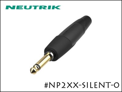 Neutrik NP2XX-SILENT ノイトリック モノラル・フォンプラグ サイレントプラグ