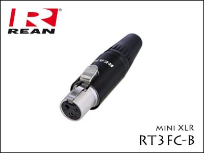 Neutrik REAN / RT3FC-B 3pin ߥXLR ץ饰