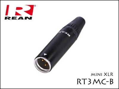 Neutrik REAN / RT3MC-B 3pin ߥXLR ᥹å