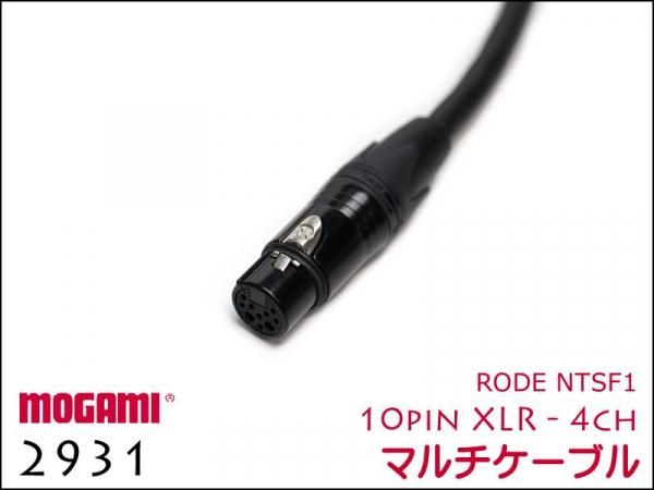 RODE NTSF1用ケーブル 10pin XLR / MOGAMI製 4CHマルチケーブル 2931