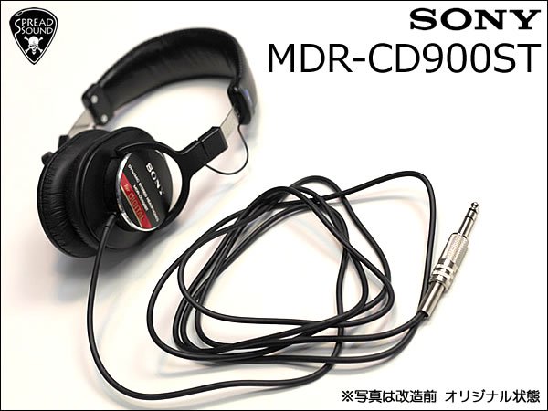 SONY - MDR-CD900ST MDR-7506 MDR-V6ミニステレオジャック 改造