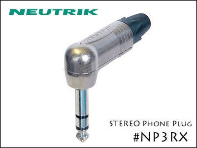 Neutrik ノイトリック ステレオ・フォンプラグ  L型 NP3RX