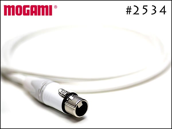 MOGAMI モガミ #2534 White ホワイト仕様 Neutrik XLR +XLR　15cm～ - オーダーケーブル専門店 SPREAD  SOUND スプレッドサウンド