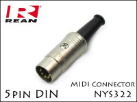 Neutrik REAN / NYS322 Υȥå 5pin MIDI DIN ץ饰