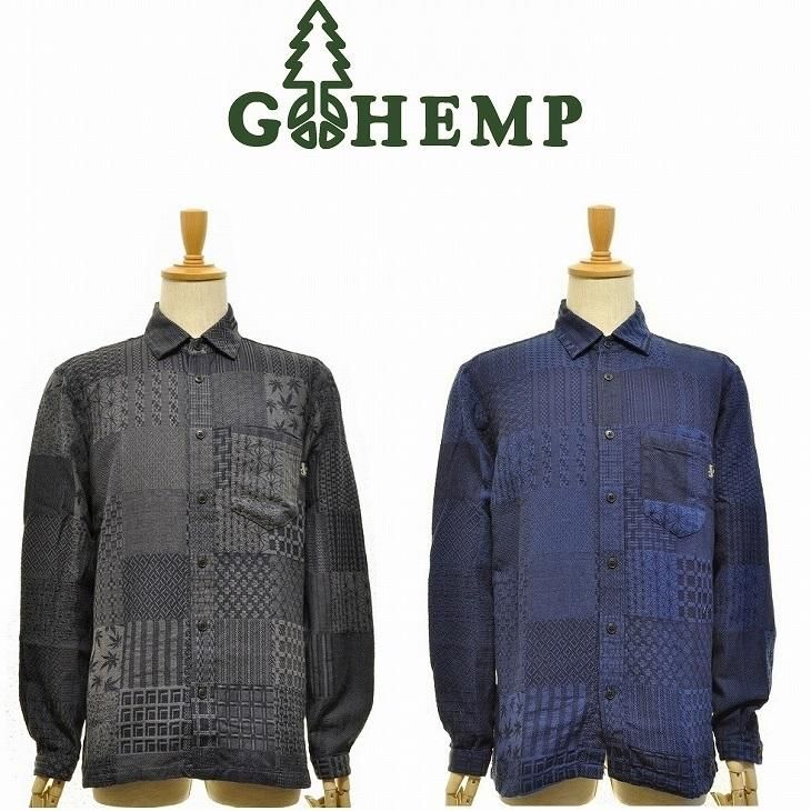 Gohemp Slit Shirts Japanese Pattern Patchwork 通販 ようこそフールザハーミットウェブストア Gohemp Slit Shirts Japanese Pattern Patchwork 通販 ようこそフールザハーミットウェブストア
