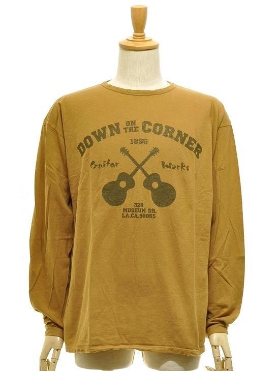 DOWN ON THE CORNER L/S HEMP COTTON TEE SZ 