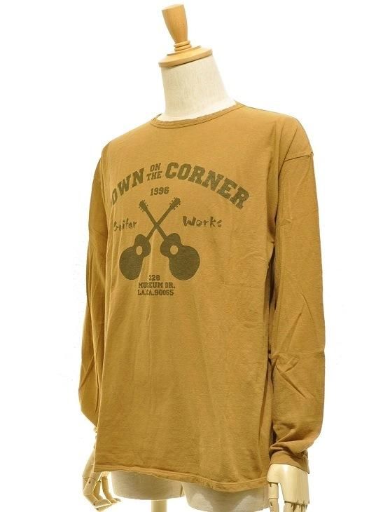 DOWN ON THE CORNER L/S HEMP COTTON TEE SZ 