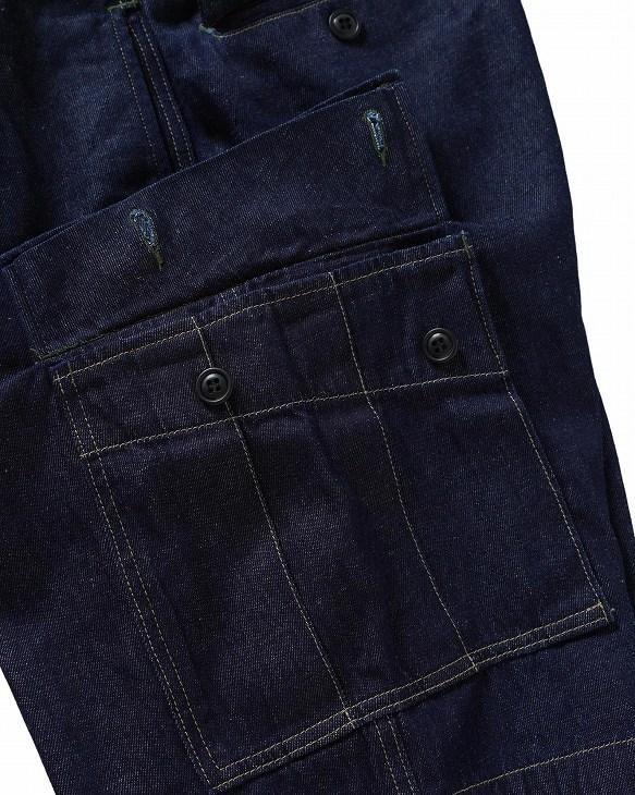 GOHEMP ゴーヘンプ｜9oz DENIM CARGO WIDE HALF SHORTS