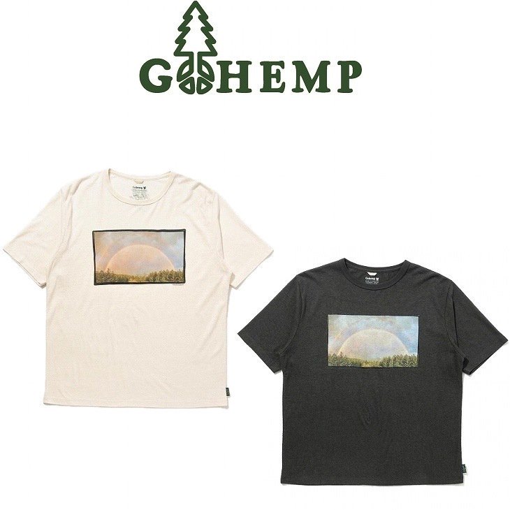 GOHEMP DOUBLE RAINBOW WIDE FITS TEE 通販　ようこそフールザハーミットウェブストア