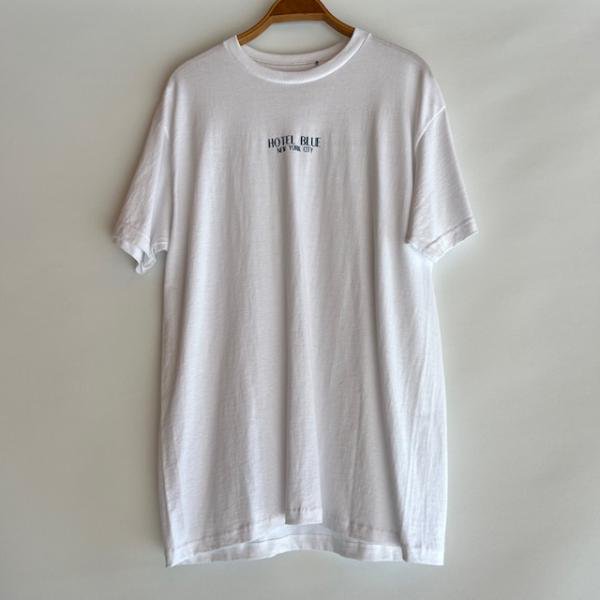 【HOTEL BLUE】 『LOGO TEE』半袖Tシャツ ホワイト - grande