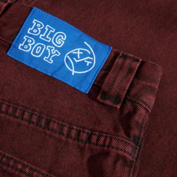 POLAR】ポラー 『BIG BOY JEANS』デニムパンツ レッドブラック