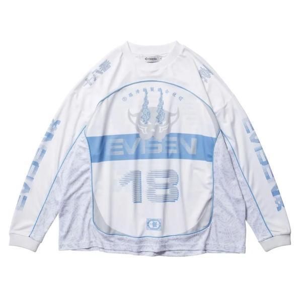 EVISEN】『OHAKO MOTO JERSEY』モトクロスジャージ ホワイト