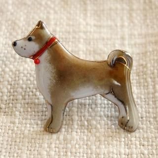 犬（イヌ） - 七宝焼の工房Uncle Z(アンクル・ゼット) - 土田