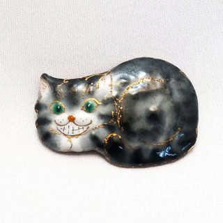 猫（ねこ）cat - 七宝焼の工房Uncle Z(アンクル・ゼット) - 土田善太郎 Enamel Art Shop