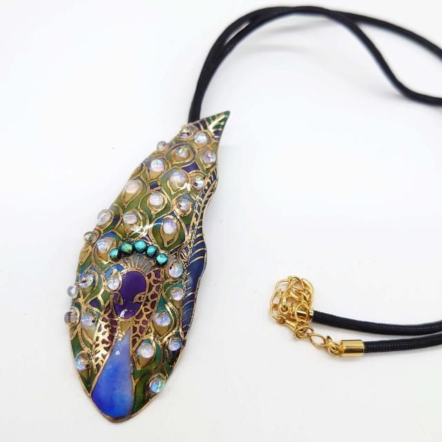 孔雀 - 七宝焼の工房Uncle Z(アンクル・ゼット)の公式ショップ - 土田