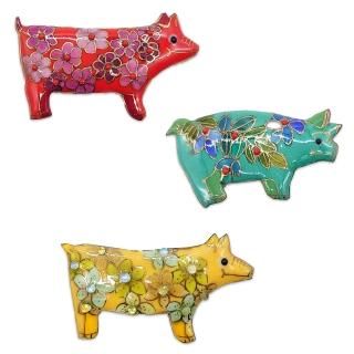 豚 - 七宝焼の工房Uncle Z(アンクル・ゼット)の公式ショップ