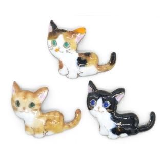 猫（ねこ）cat - 七宝焼の工房Uncle Z(アンクル・ゼット) - 土田