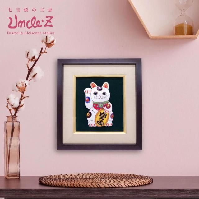 七宝焼　蘭の絵 シルバーフレーム ash85 on X